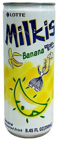 J59521 Napój jogurtowy Milkis banan 250ml Lotte